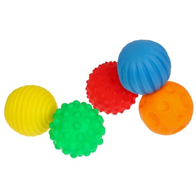 Подарочный набор развивающих, тактильных мячиков «Волшебная звезда» 5 шт.