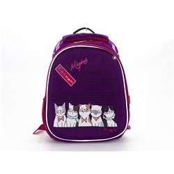 Рюкзак школьный формовой/жесткая спинка 7919 Purple