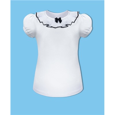 Белая школьная блузка для девочки 78731-ДШ20