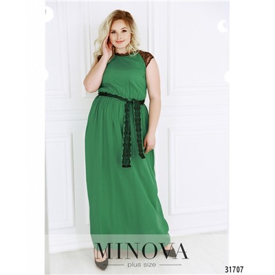 Платье №4111-1-зеленый