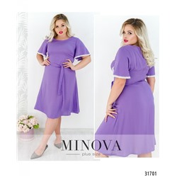 Платье №378-фиолетовый