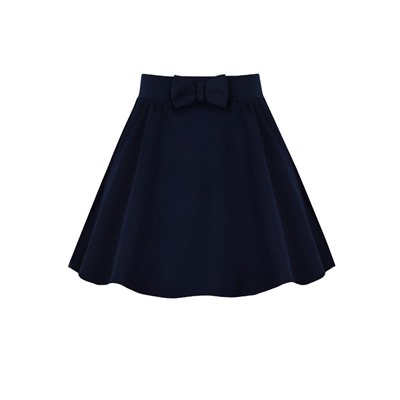 Синяя школьная юбка для девочки 79062-ДШ20