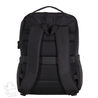Рюкзак мужской текстильный 2608S black S-Style