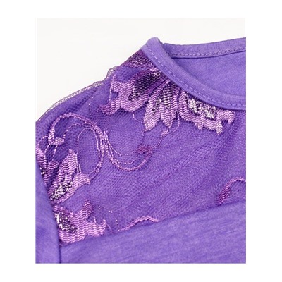 Фиолетовая школьная блузка для девочки 80262-ДШ17