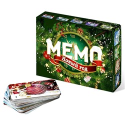 Настольная игра Мемо «Новый год», подвес на ёлку в подарок