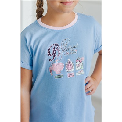 Пижама для девочки Барби подростковая голубая