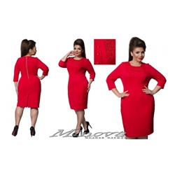 Платье №00015 (красный)