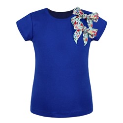 Синяя блузка для девочки 79814-ДЛШ19