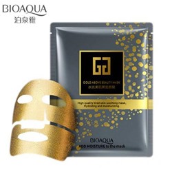 Тканевая маска с золотом Bioaqua Gold above Beauty Mask