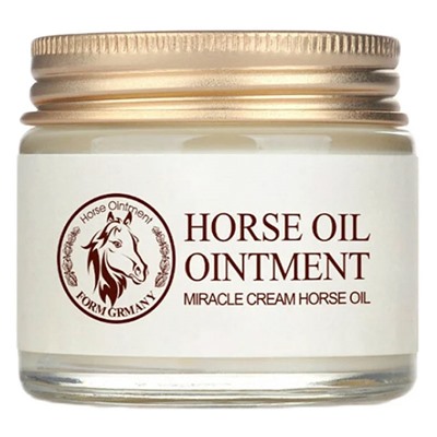 Крем для лица Bioaqua Horse Oil Ointment против морщин с лошадиным жиром 70 g