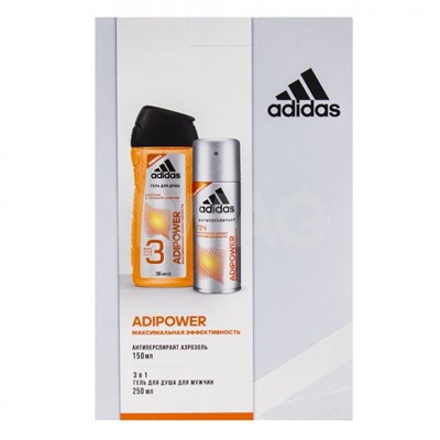 Набор Adidas 3DryMax Adipower(део-спрей + гель для душа)