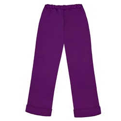 75753-ДО16, Теплые фиолетовые брюки для девочки 75753-ДО16