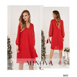 Платье №505-1-красный