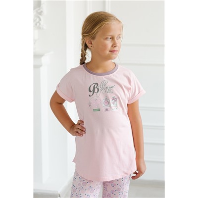 Пижама Барби для девочки детская розовый