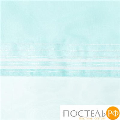 Тюль «Этель» 280×270 см, цвет морской, вуаль, 100% п/э