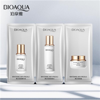 Набор пробников осветляющий от пигментных пятен и веснушек BIOAQUA Whitening Anti Freckle