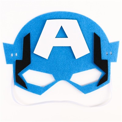Игровой набор Игровой набор "Мстители" сделай маску+переводки, Капитан Америка  MARVEL