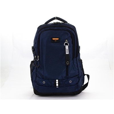 Рюкзак молодежный текстиль/жесткая спинка 10205 Blue