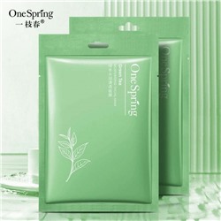Увлажняющая тканевая маска для лица с зеленым чаем Green Tea Moisturizing