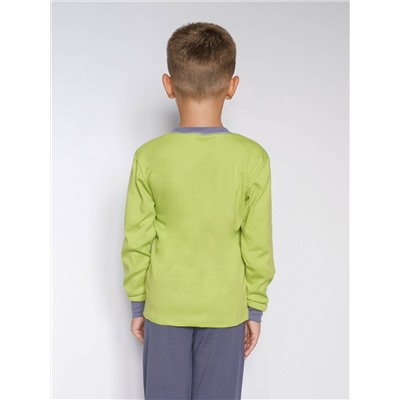 Комплект для мальчика серо-зелёного цвета 74962-МС22