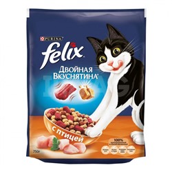 Корм для кошек Felix Двойная вкуснятина Индейка (750 г)