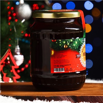 Новогодний мёд Алтайский Гречишный Vitamuno, шарик, 1000 г