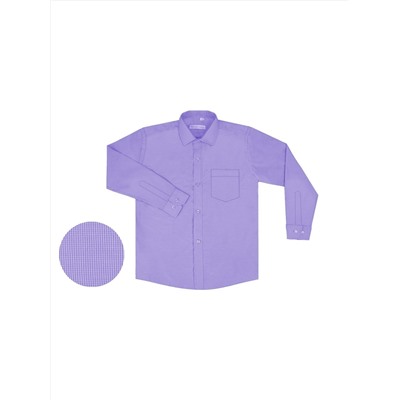 Комплект школьной формы с жилетом и сиреневой рубашкой 60114-22744