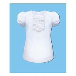 Школьная футболка (блузка) для девочки 7876-ДШ21