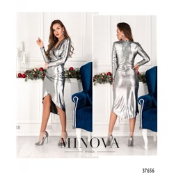 Платье №2158-серебро