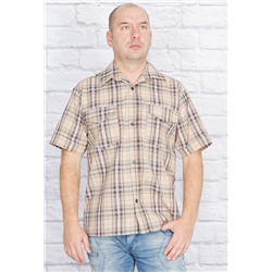 Рубашка мужская, короткий рукав (цвета в ассортименте)
