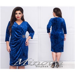 Платье №17-001 (синий)