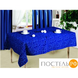 Скатерть габардин Коллекция "Синие Цветы" 145х180