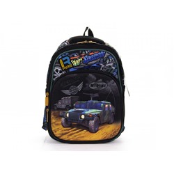 Рюкзак школьный формовой/жесткая спинка 8105 Black