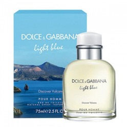 DOLCE & GABBANA LIGHT BLUE DISCOVER VULCANO edt MEN 75ml