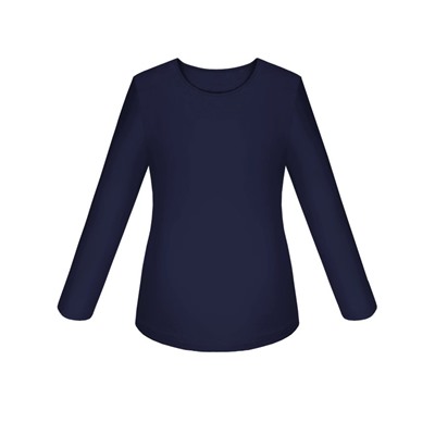 Синий джемпер (блузка) для девочки 802015-ДОШ19
