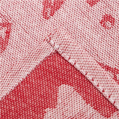 Полотенце Этель «Ёлочки красные» 40х60 см, пл. 225 г/м², жаккард, 100 % хлопок