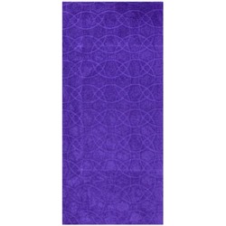 Полотенце махровое жаккардовое КРУГИ - фиолетовый