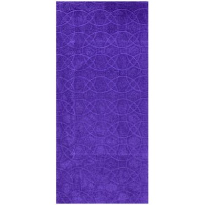 Полотенце махровое жаккардовое КРУГИ - фиолетовый