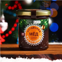 Новогодний мёд Алтайский Гречишный Vitamuno, шарик, 200 г
