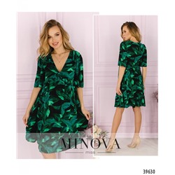 Платье №2014-зеленый