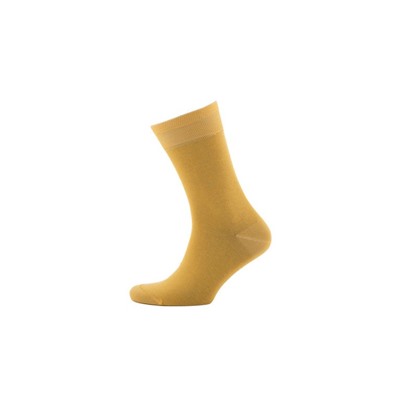 Мужские носки из гребенного хлопка желтые Арт. 8193