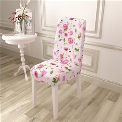 Чехол для стула "Ассорти из розовых цветочков"