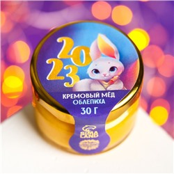 Кремовый мёд "2023" с облепихой, 30 г.