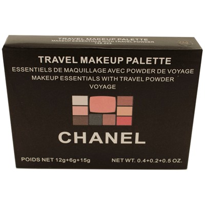 Тени для век C Travel Makeup Palette тени 6 цв. + тени для бровей 2 цв. + пудра 1 цв. № 6 33 g