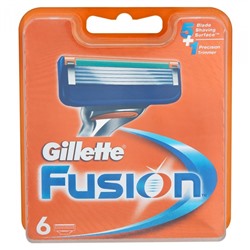 Сменные кассеты Gillette Fusion, 6 шт.