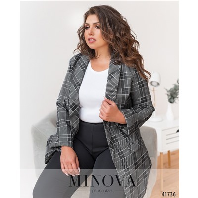 Пиджак №17241-1-серый