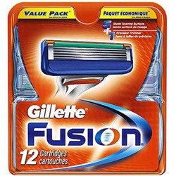 Сменные кассеты Gillette Fusion, 12 шт.