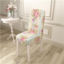 Чехол для стула "Классические цветы"