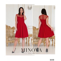 Платье №1878-1-красный