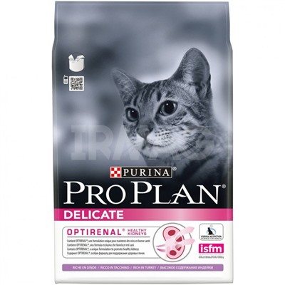 Корм для кошек Pro Plan Delicate с чувствительным пищеварением Индейка (3 кг)